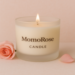 MomoRose Scented Candle – Rose Oud Essence